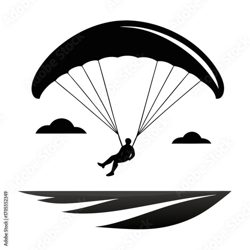 Paragliding Silhouette
