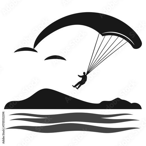 Paragliding Silhouette