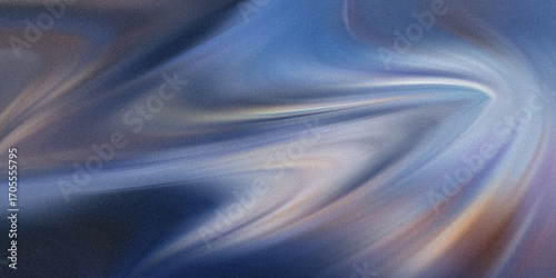 Abstract swirling blue and purple hues create a dynamic, energetic flow with a subtle grainy texture