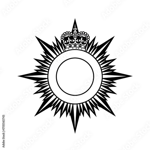 order of australia emblem shining a symbol of honor and achievement awarded for outstanding service against a clean white backdrop perfect for awards ceremonies