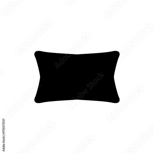 Pillow icon vector for web and mobile app. Pillow sign and symbol. Comfortable fluffy pillow
