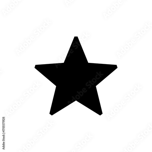 Star Icon vector for web and mobile app. rating sign and symbol. favourite star icon