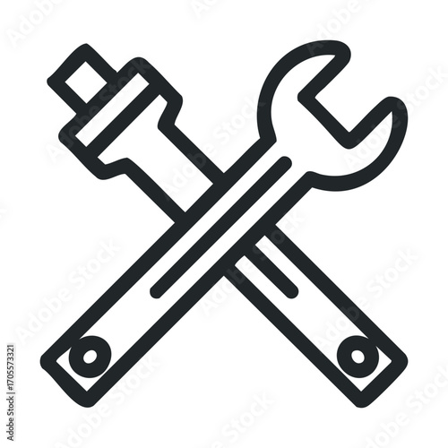 Tools and equipment for repair and maintenance work. Vector illustration