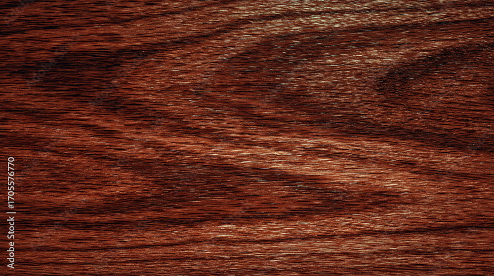 Fototapeta premium Mahogany Wood Surface with Rich Grain Texture