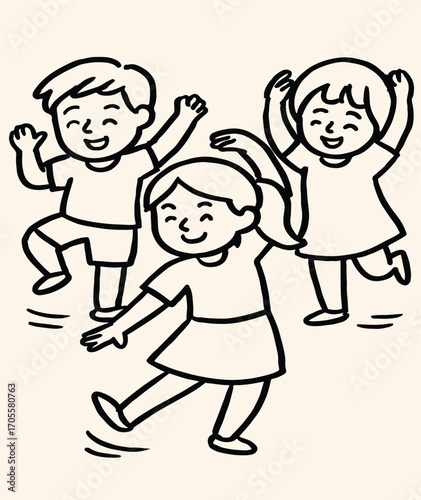dance class with children