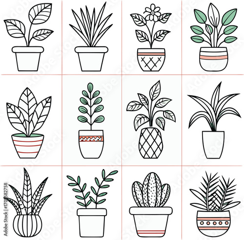 Tree plan and summer design vector icon 