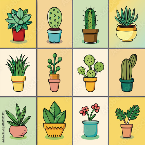 Tree plan and summer design vector icon 