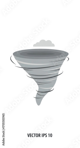 Tornado Swirling Cloud Weather Phenomenon.