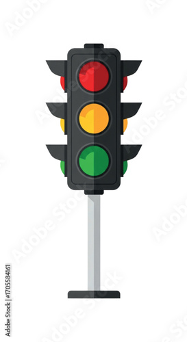 Traffic Light Signal System for Roadway Control.
