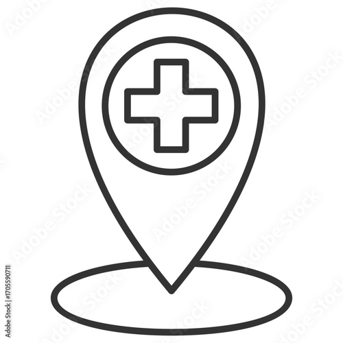 Location Outline Icon