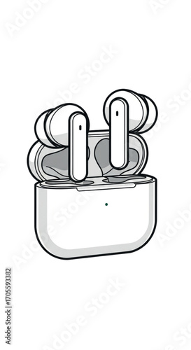 Wireless Earbuds in Charging Case.