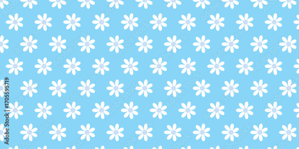 A festive seamless winter pattern with blue snowflakes and holiday floral designs. Hand drawn vector illustration of daisy flowers. Summer green chamomile flower field. beautiful yellow daisy. A festive seamless winter pattern with blue snowflakes and holiday floral designs. Hand drawn vector illustration of daisy flowers. Summer green chamomile flower field. beautiful yellow daisy.