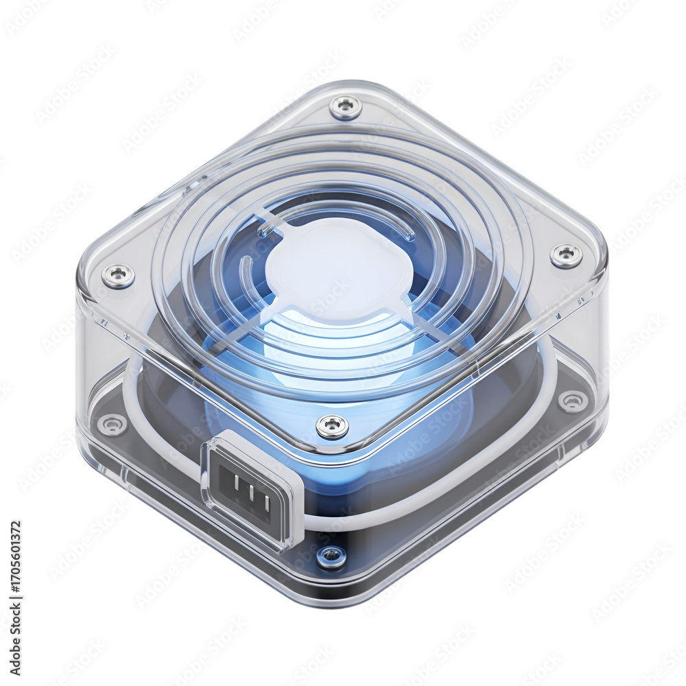 Fototapeta premium Shiny metallic rocket ship isolated on transparent background