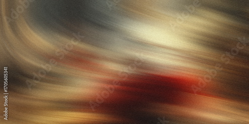 Abstract swirling textures of warm and cool tones blend together in a dynamic, grainy composition, evoking a sense of movement and depth