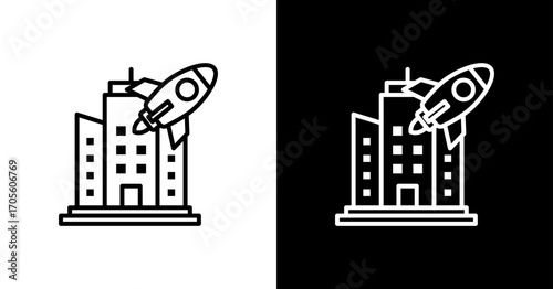 Startup Company Icon Set Multiple Style Collection