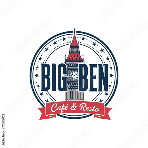 London big ben big ben vector silhouette"