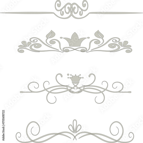 set of decorative elements for design