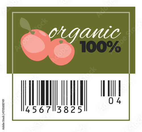 Organic Fruit Sticker
