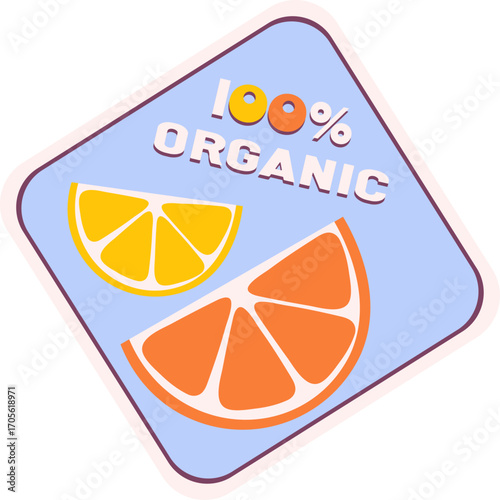 Organic Fruit Sticker