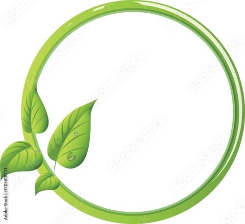 green leaves frame