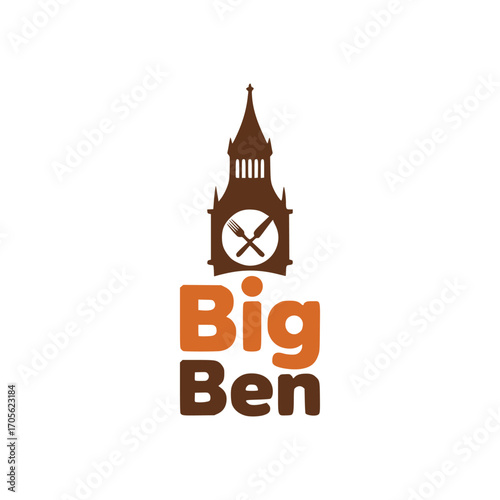 London big ben big ben vector silhouette"