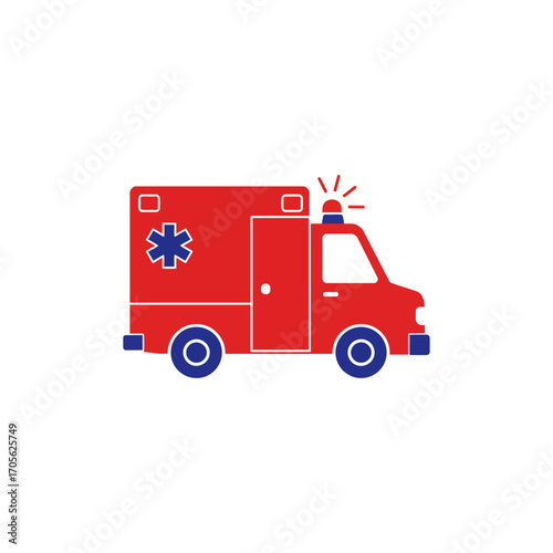 Ambulance service medical emergency vehicle rushing to the scene a symbol of healthcare with urgency ideal for first aid and rapid response.