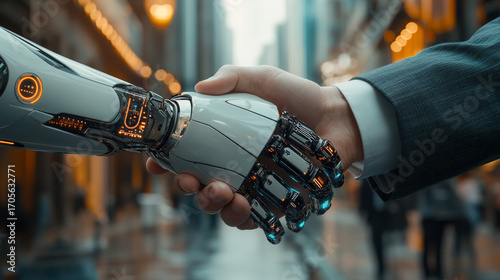 Digital transformation and partnership between human and robot