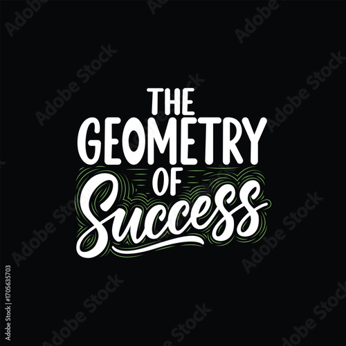 motivational inspiring typography quote design for success and positivity