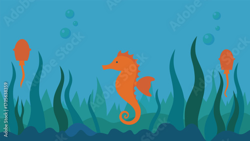 Tranquil underwater scene peaceful aquatic life schools of fish serene blue ocean depths