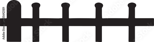 Harbor dock silhouette vector design perfect for maritime, shipping, port, boat, and nautical themes.
