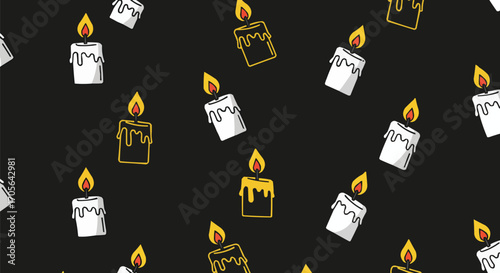 Candlelight Halloween Pattern