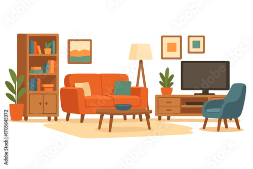 Furniture and decor outline icon set. interior, home essentials linear collection