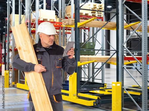 Warehouse operations. Worke...