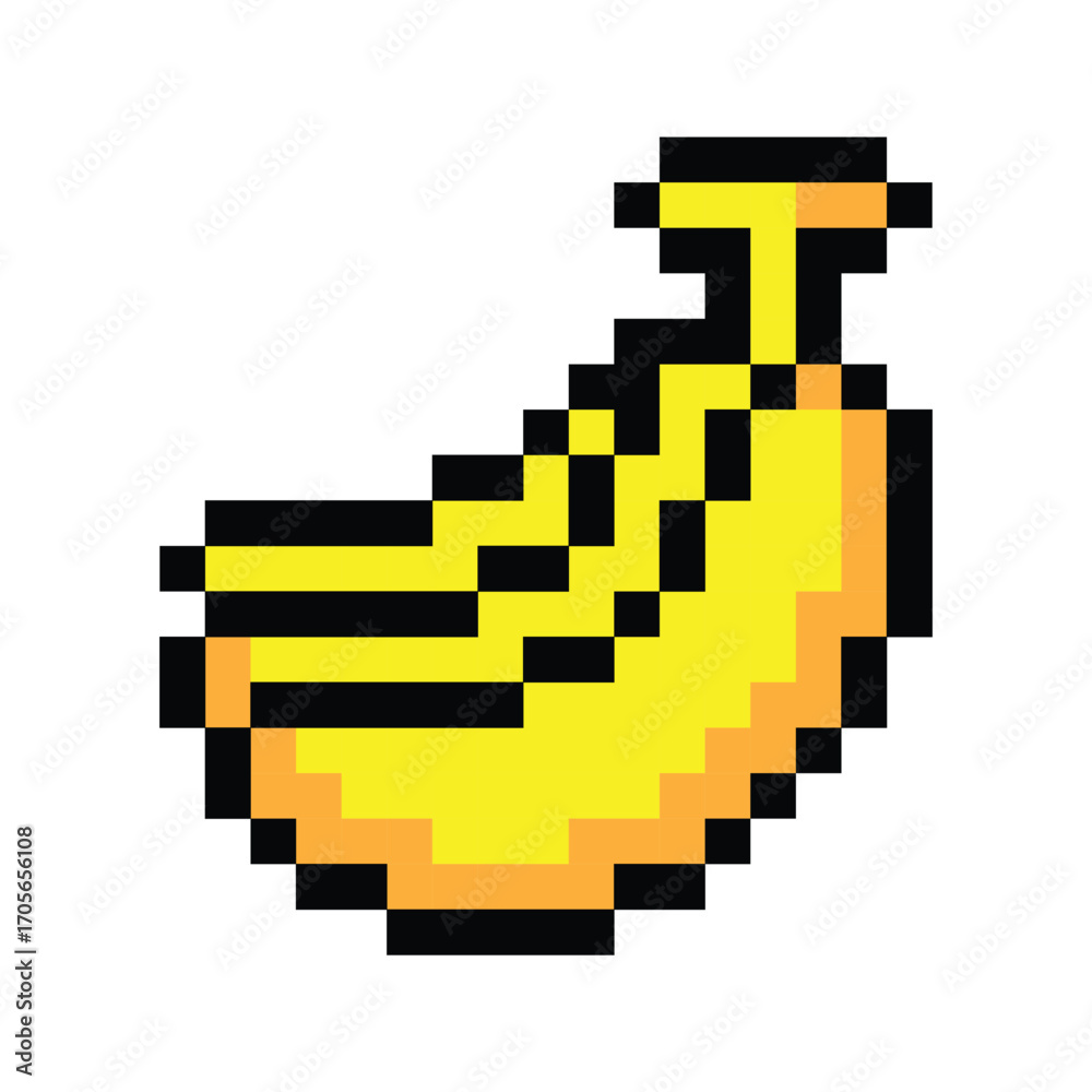 Obraz premium Banana Pixel