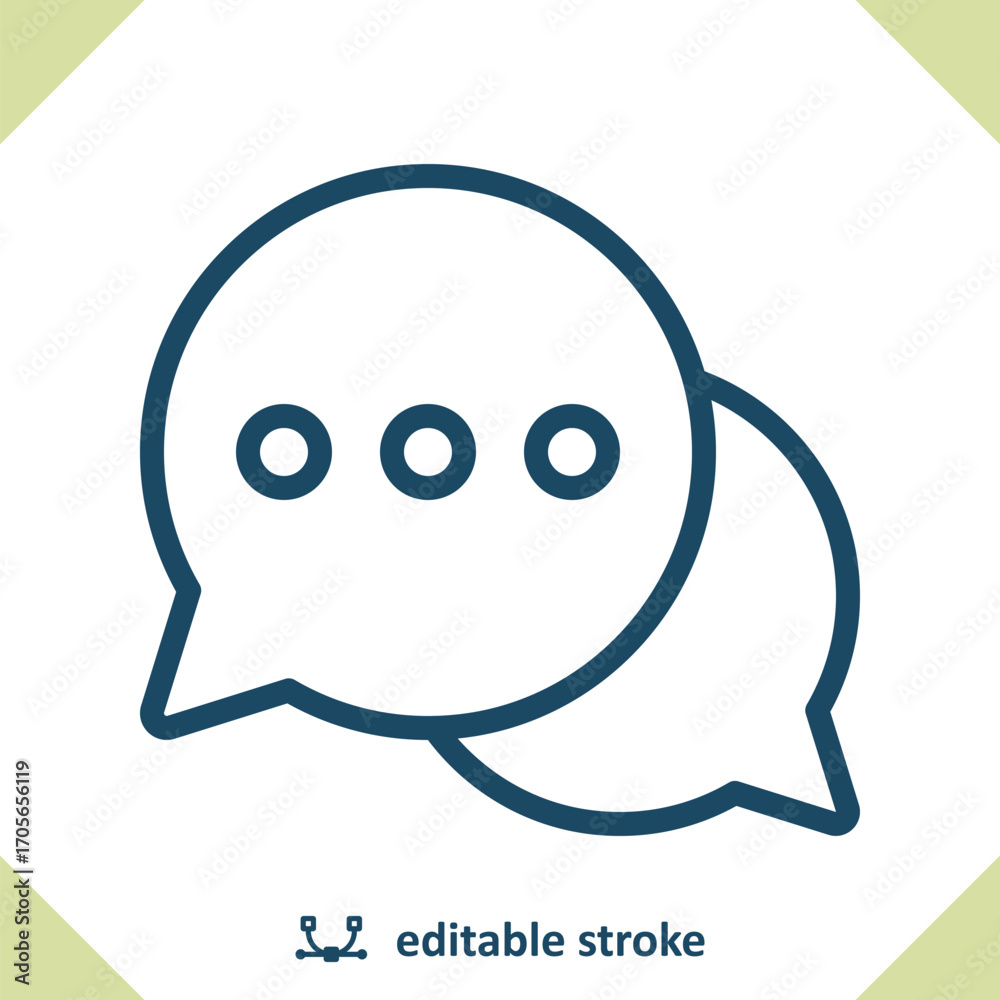 Obraz premium Chat Icon