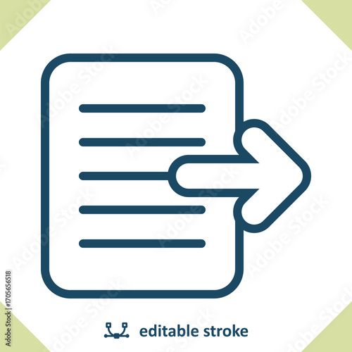 Send Document Icon