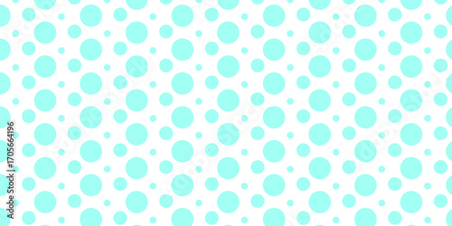 Retro vector seamless pattern with colorful polka dots