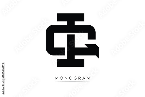 QQ Creative Latter Logo. Monogram Logo Design.  Modern Minimal Initials Sing Symbol .