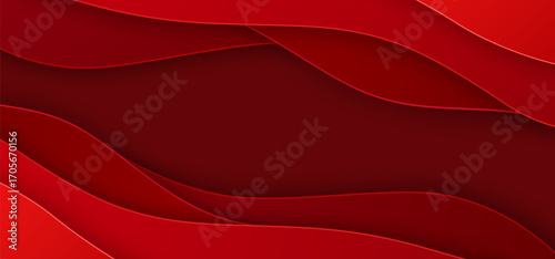 3D abstract background, red paper cut shape. Vector design layout for business presentation, flyer. Medical banner for 14 June World blood donor day. Place for text. Anemia hemophilia template