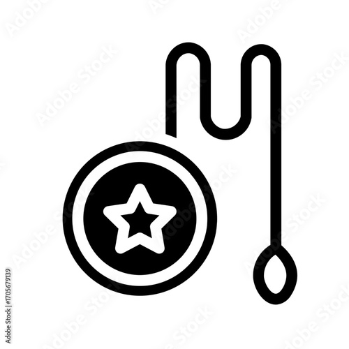 yoyo glyph icon