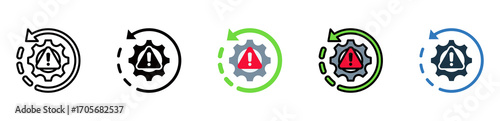 Recovery icon multiple style 