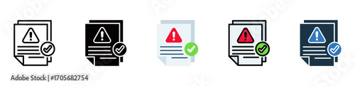 Report icon multiple style 