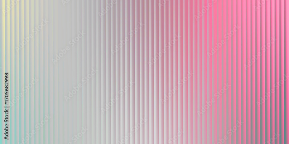 Fototapeta premium Pink and Teal Vertical Corrugated Gradient Background