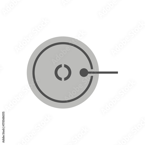 Simple gray icon representing in vitro fertilization process.