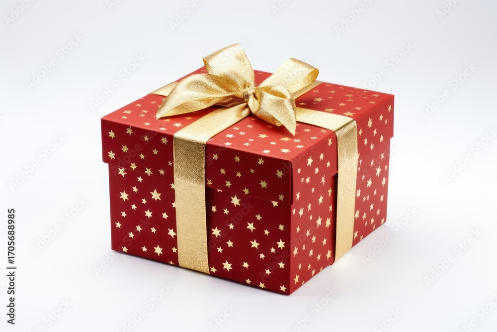 Fototapeta premium Gift box white background celebration.