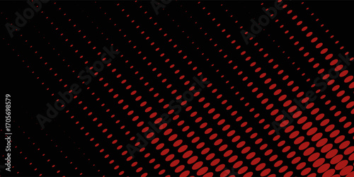 Red halftone dots blue color pattern gradient grunge texture background. Dot pop art comic sport style vector illustration. Eps10