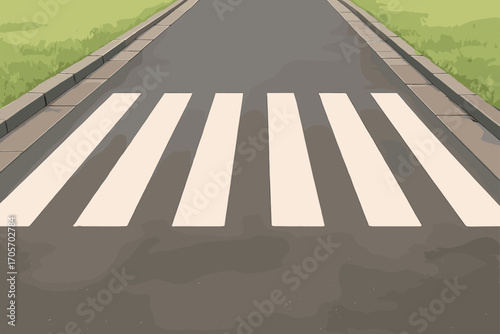 横断歩道のイラスト