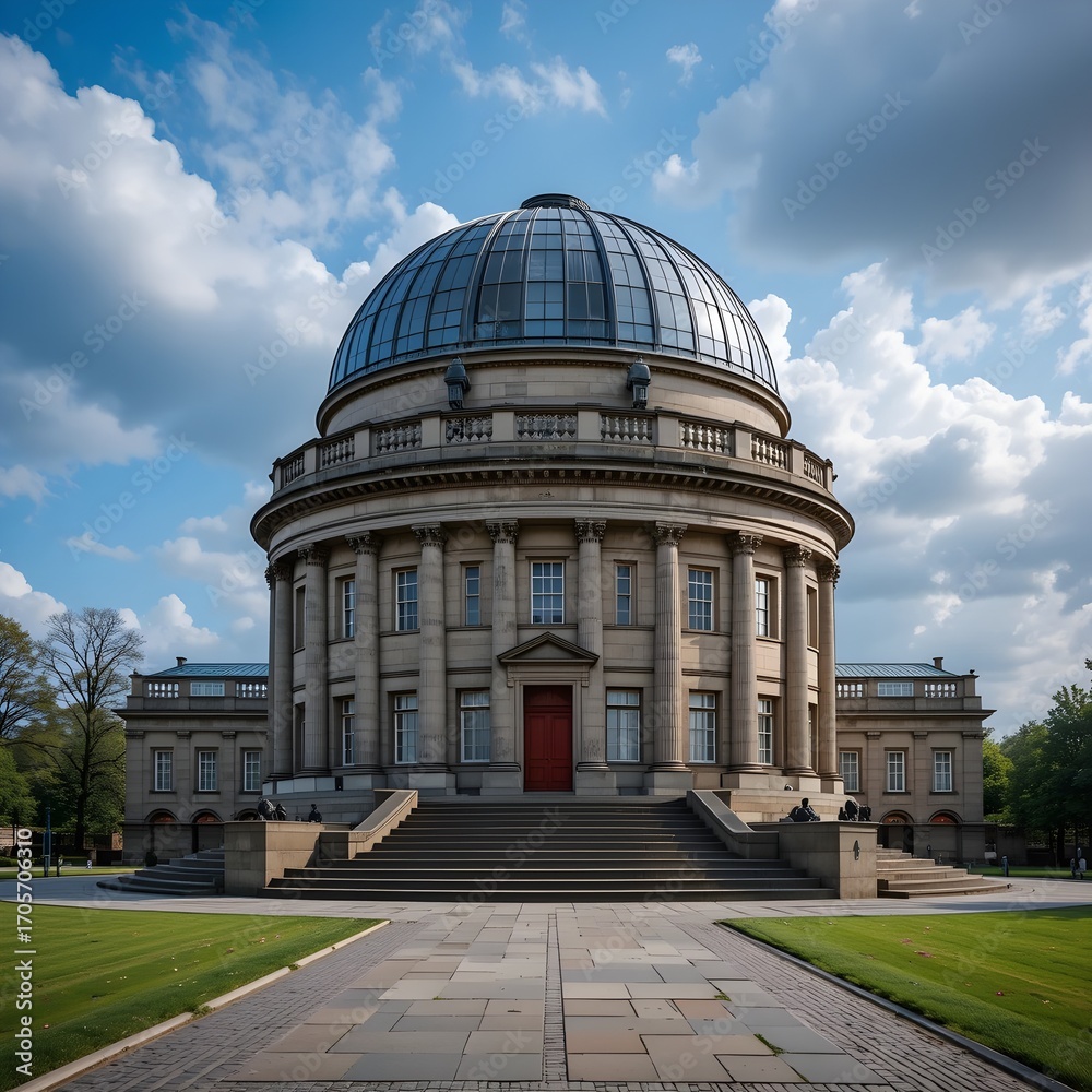 Fototapeta premium Greenwich Observatory, AI Generative