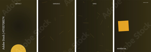 Modern Gradient Vector Poster Template Background