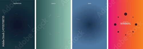 Modern Gradient Vector Poster Template Background